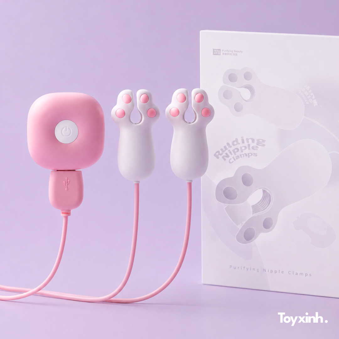 MÁY RUNG KẸP TI PURRPAW CLIPS ĐIỀU KHIỂN TỪ XA REMOTE 10 CHẾ ĐỘ - Ảnh 4